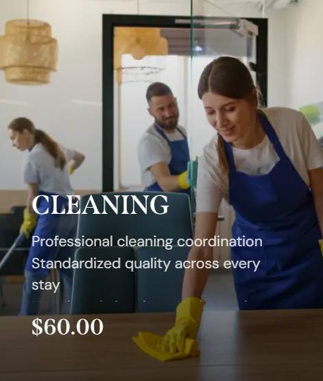 Cleaning service card