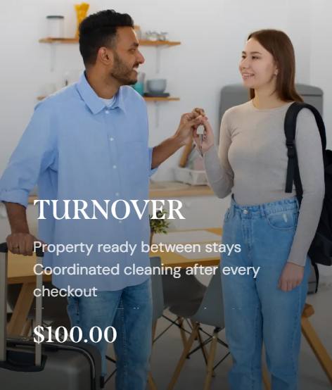 Turnover service card